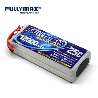 paquet privé de batterie de bourdon d'amateur de capacité élevée de la batterie 14.8v 25C de 4s 12000mah Lipo