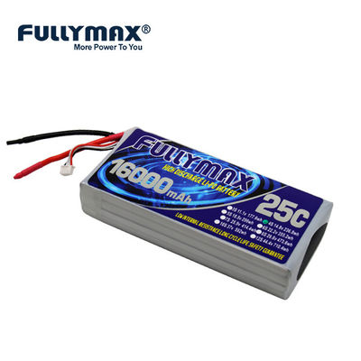 avions électriques haut Rate Discharge de la batterie 4s 16000mah 25C de 4s 14,8 V Lipo