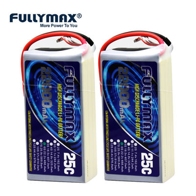 Batterie 6s 22000mah Fullymax 6cell 25C Quadcopter de la batterie 22000mah 22.2v Lipo de bourdon d'UAV d'hélicoptère de Muti