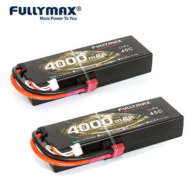 2S 45C 7.4 V 4000mah Batterie Rechargeable Lithium Ion RC Modèle Batterie