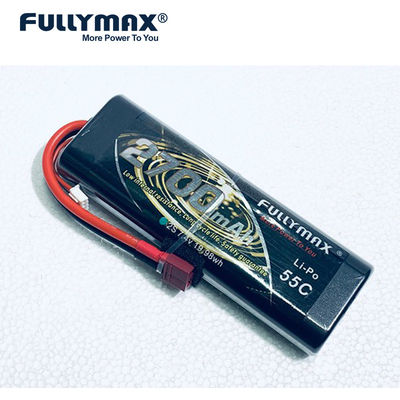 Batterie d'Airplane Batteries Fullymax Lipo de modèle de la batterie 7.4v de Lipo 2s 2700mah 55C 2s Rc