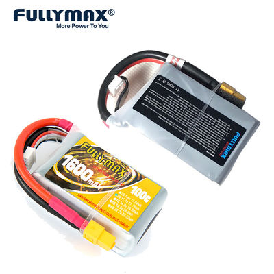 1600mah 11.1v 3s 100c Lipo Fpv Rc Planeur Batterie Avion Rc Modèle Xt60 Plug