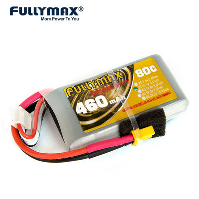 batterie de 460mah 3s 80c 460mAh 11.1v Lipo pour la batterie de Mini Drone Uav Lipo Racing d'hélicoptère de Rc