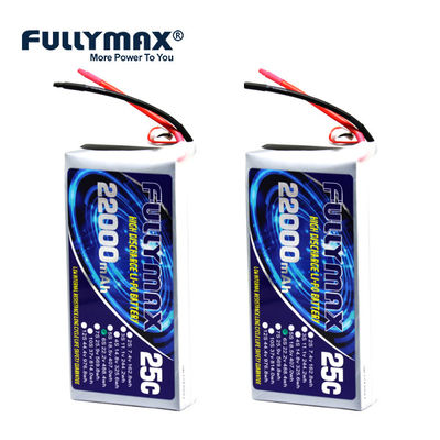 Batterie de drone commerciale micro 22000mah 6S 22.2V 25c Batterie Lipo Batterie de drone Fullymax
