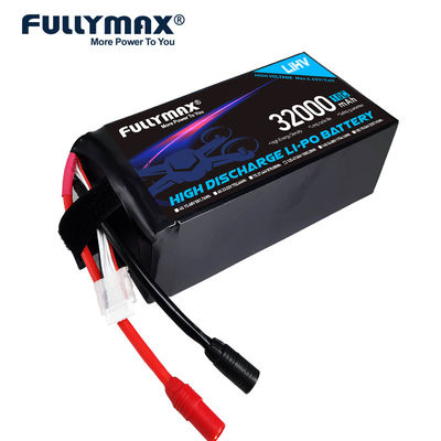 12s Drone Batterie 32000mAh 10C 47.04V Fullymax UAV Lipo Batterie Pack Haute Tension