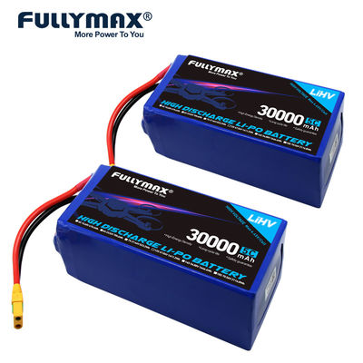 Cellule de batterie Lipo Xt90 haute tension 12S 30000mAh 47.04V 5C chargeur capable LiHV