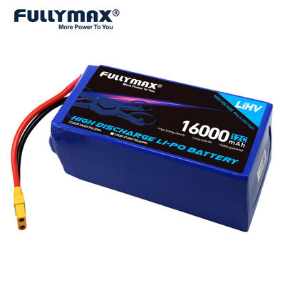 16000mAh UAV Lipo Batteries Pour Drones Robotique Sous-Marine Batterie 23.52V 12C