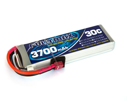 Paquet 30C 3700mAh 3S 11.1V de batterie de FULLYMAX LiPo avec la prise de T pour le camion des hélicoptères RC des avions RC des voitures RC de RC