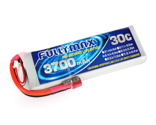 Lipo du paquet 30C 3700mAh 4S 14.8V de batterie de FULLYMAX LiPo avec le connecteur de doyens pour les avions RC Heli des voitures RC de RC