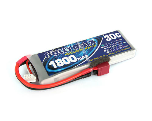 paquet de batterie de 30C 1800mAh 2S LiPo avec la prise de T pour le camion Heli Airplane de bateau de voiture de RC